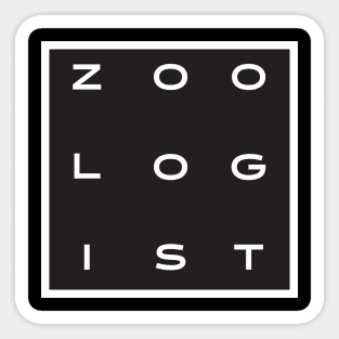 Zoologist Sticker